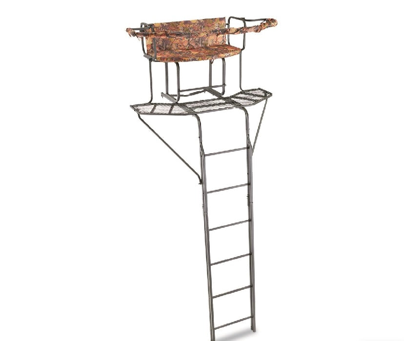 High quality 20' 2-Man Ladder Tree Stand with Hunting Blind Climbing Hunt Seat, Hunting Gear Equipment Accessories Fast shipping