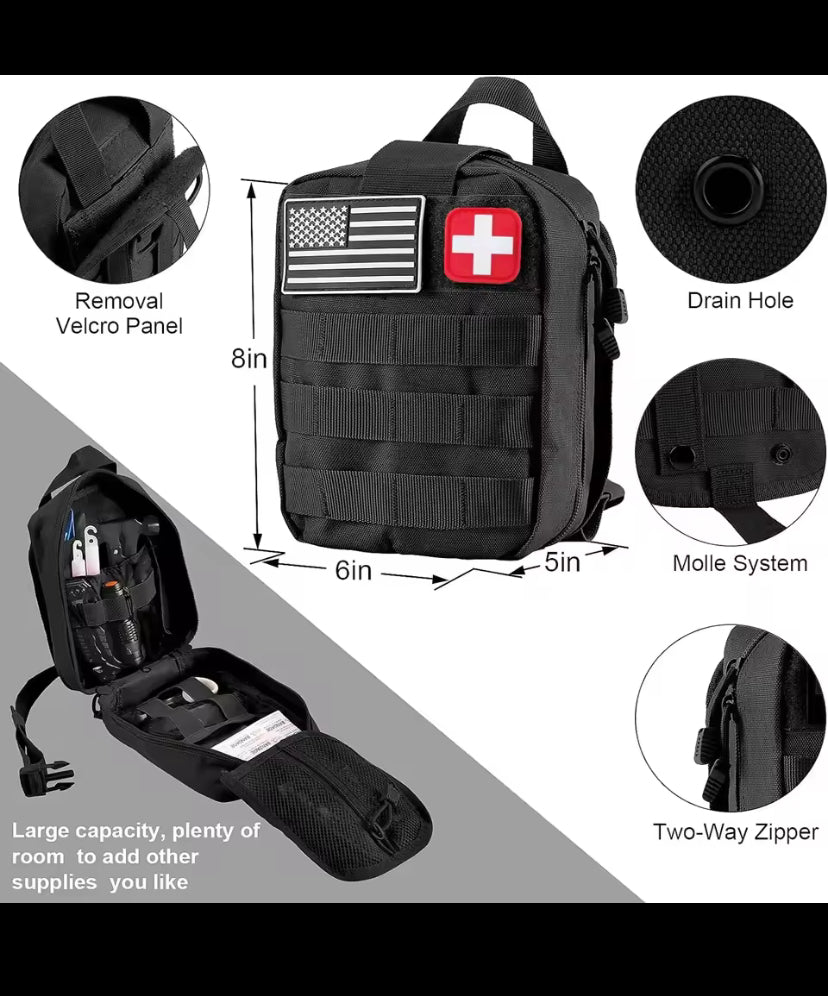 Outdoor Supplies Camping Emergency Equipment Camping Survival Tool Set Multifunctional SelfDefense Supplies First Aid Kits