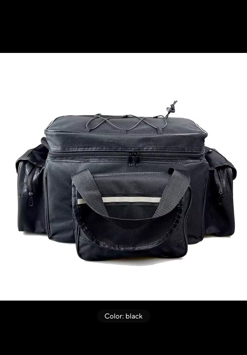 50*30*25cm Waterproof Fishing Bag Nylon Large Capacity Multi-Purpose Fishing Tackle Bag Two-Layer Outdoor Shoulder Bags