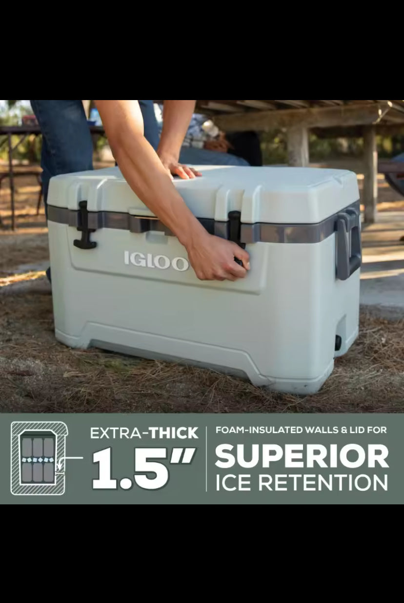 Igloo 72 QT Overland Ice Chest Cooler, Green