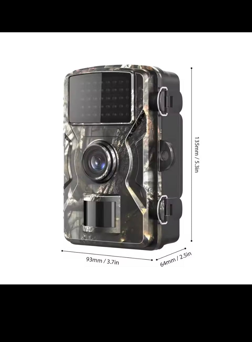 1080P Hunting Camera 2.0in LCD 16MP Infrared Night Vision Mobile Monitoring IP66 Waterproof Trail Camera