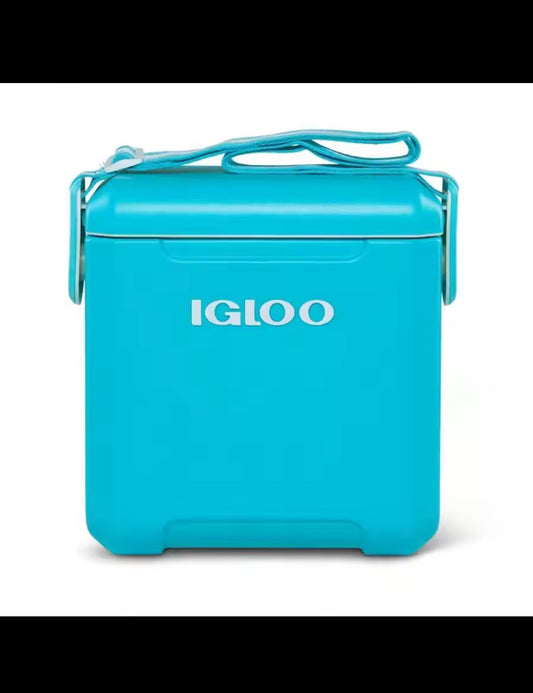11 QT Side Cooler, Turquoise  is perfect for holding sports drinks and water bottles