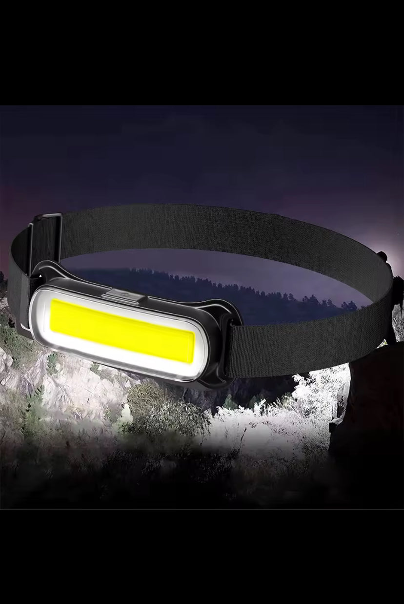 USB Rechargeable LED Headlamp 3 Modes Flashlight Waterproof Head Light Adjustable Headband for Camping Fishing Running Biking