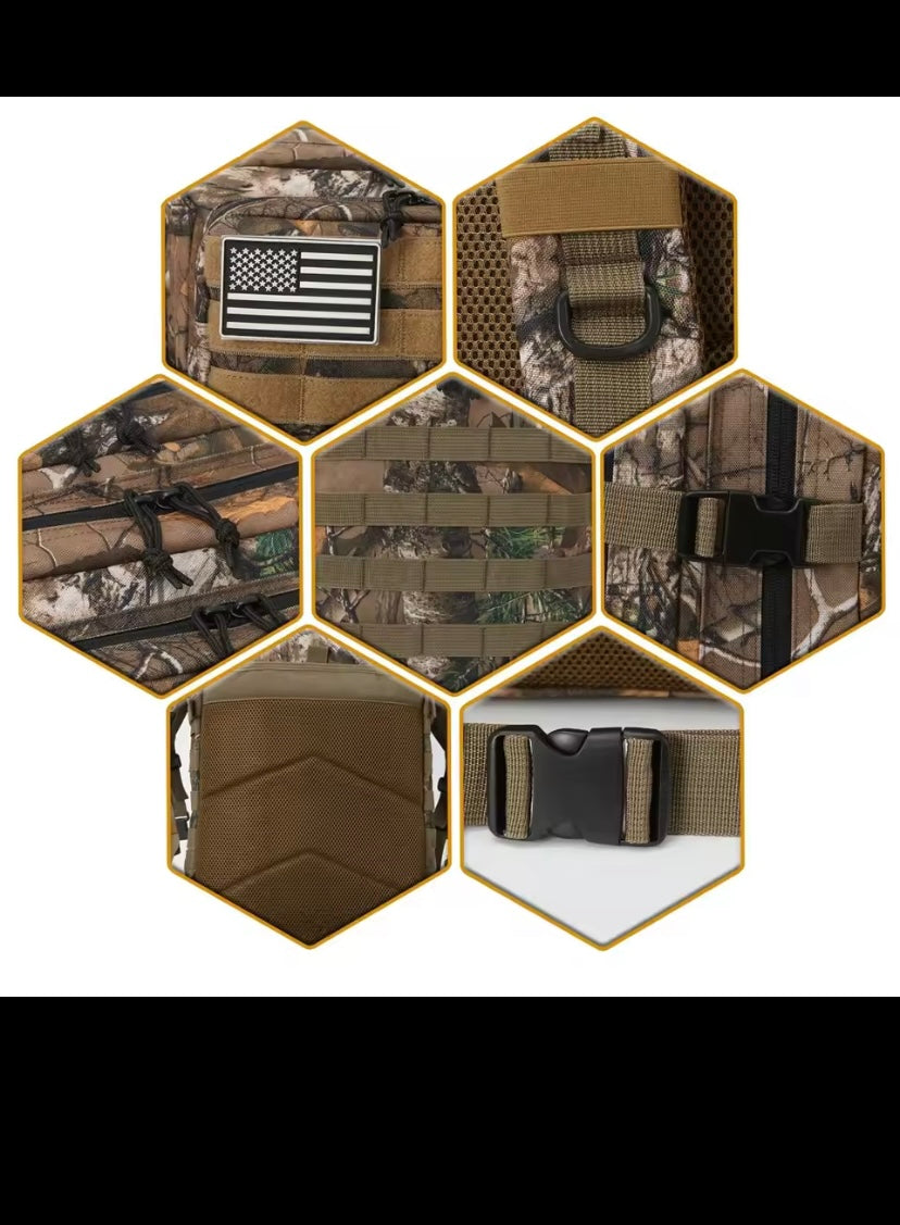 45L Hunting Large Capacity Outdoor Tactical Backpacks for men/Women 3 Days Gym Hiking Ba For Trekking Camping daypack back pack
